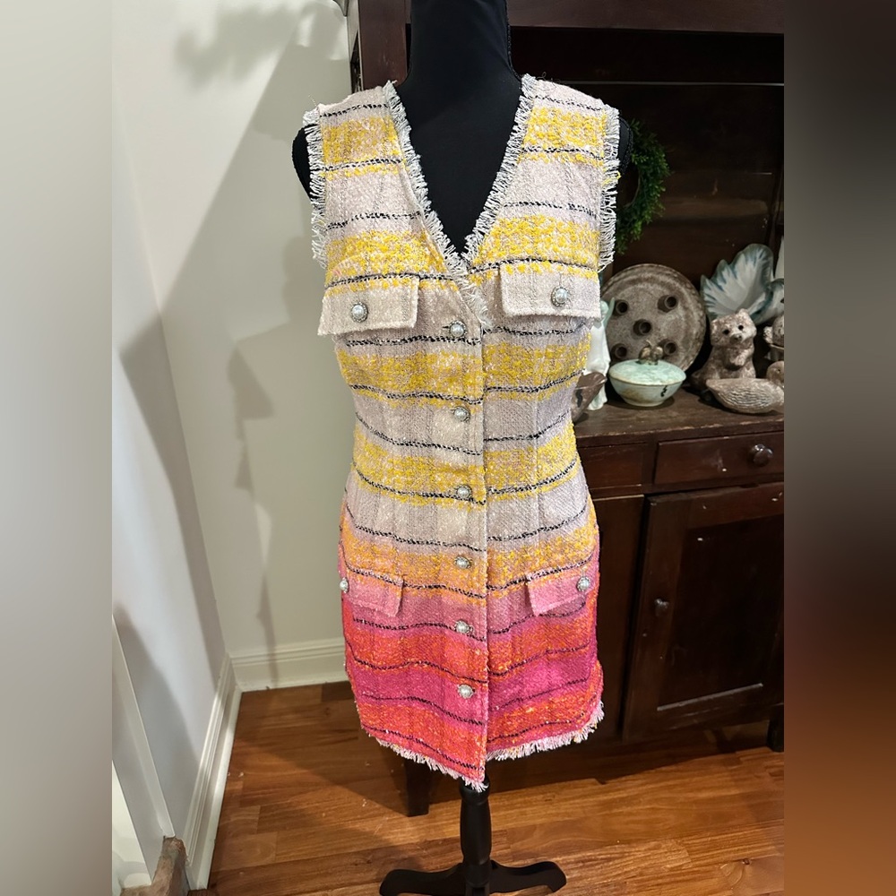 Maeve Colorful Striped Sleeveless Dress - Picture 3 of 9